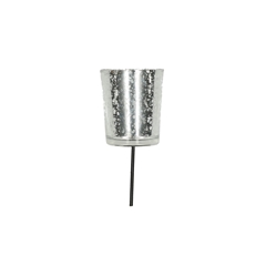 Candlelight Glass Tealighth./pin D05*6/15cm