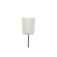 Candlelight Glass Tealighth./pin D05*6/15cm