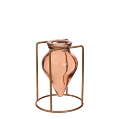 Glass Vase Breeze In Frame D08.5*11cm