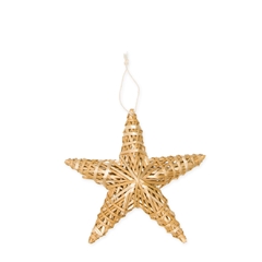 Christmas Natural Star Straw D20cm