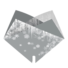 Christmas Sleeve Double Ice 35*35cm X50