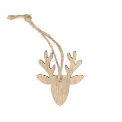 Christmas Natural Hanging Reindeer 05*4cm X24