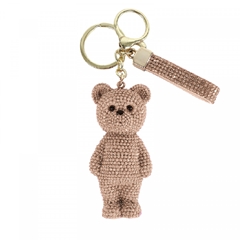 Christmas Deco Teddybear Keychain 4*14cm