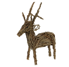 Christmas Natural Deco Reindeer Vine 38cm