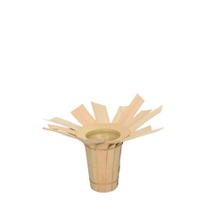 Bouquetholder Palm Leaf D16*13cm