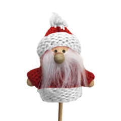 Christmas Sticks 50cm Santa 6.5cm