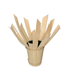 Bouquetholder Palm Leaf D32*20cm