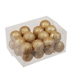 Christmas Bauble Plastic Ball Spark.40mm X24