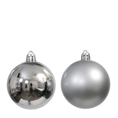Christmas Bauble Ball Plastic 60mm X9