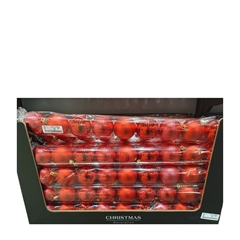 Christmas Bauble Ball Plastic 60mm X9 Ass.