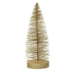 Christmas Tree Brush Glitter D11*30cm