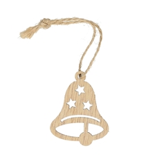Christmas Natural Hanging Bell D05*4cm X24
