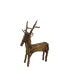 Christmas Natural Deco Reindeer Vine 60cm