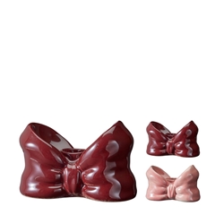 Homedeco Candle Holder Bow 11*6*8cm Ass.