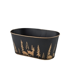 Christmas Zinc Noel Tray 24*13*10.5cm