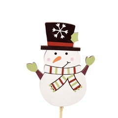Christmas Sticks 20cm Snowman 7cm