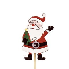 Christmas Sticks 20cm Santa 7.5cm