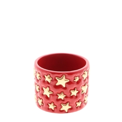 Christmas Ceramics Starry Pot D11*9cm