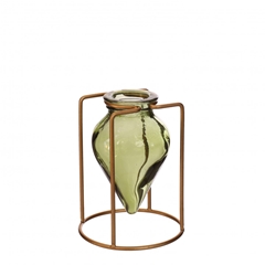 Glass Vase Breeze In Frame D08.5*11cm