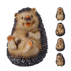 Autumn Deco Hedgehog 8.5*7.5*10cm Ass.