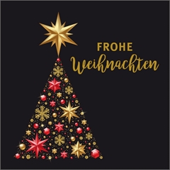 Christmas Card 7*7cm X20 Weihnachten