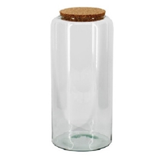 Glass Terrarium Eco Mari D14/19*40cm