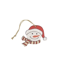 Christmas Deco Hanging Snowman 7cm X24