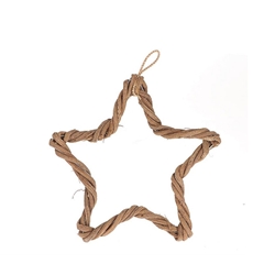Christmas Hanging Star Twisted 25cm