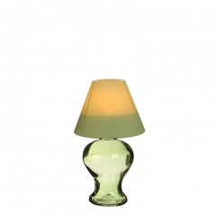 Candlelight Glass Lamp D09*16cm