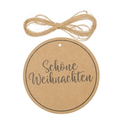 Christmas Labels Weihnachten D10cm X40