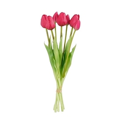 Artificial Flowers Tulipa Bouquet 38cm X7