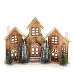 Christmas Led House Graz 38*12*27cm