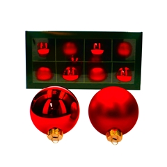 Christmas Bauble Ball 80mm Combi X8