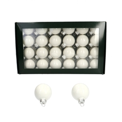 Christmas Bauble Ball 40mm Pearl X48