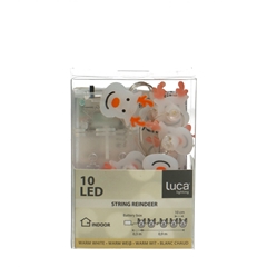 Christmas Led Wire Deer 12L 120cm+timer