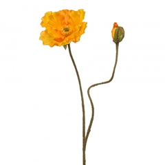 Artificial Flowers Papaver 74cm