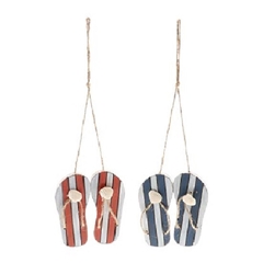 Maritime Deco Hanging Flip Flops D10*32cm