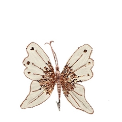 Christmas Deco Clip Butterfly 26cm