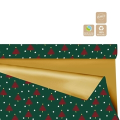 Christmas Celloph.roll 80cm 25m Alberi Clayrton