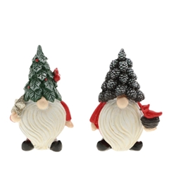 Christmas Deco Gnome 9*6*13.5cm Ass.