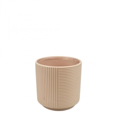 Ceramics Groove Pot D10*10.5cm