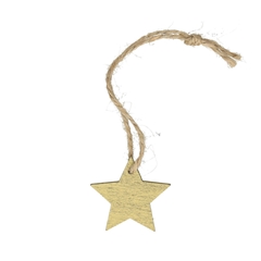 Christmas Deco Hanging Star D03.5cm X36