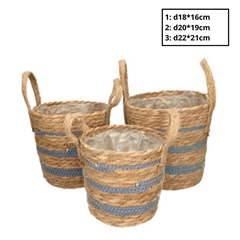 Basket Sets Zola Pot S/3 D22*21cm