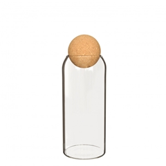 Glass Terrarium Sienna Cork D8.5*24cm