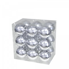 Christmas Bauble Ball Plastic 80mm X18