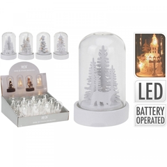 Christmas Led Cloche D05.5*9cm Ass.