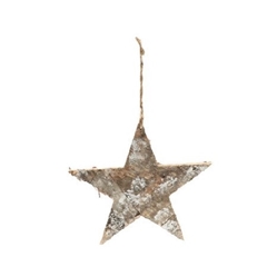 Christmas Natural Hanging Star 25cm