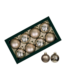 Christmas Bauble Ball 80mm Combi X8