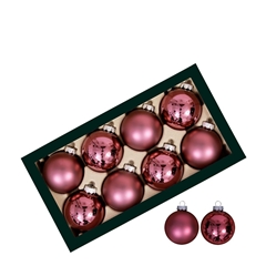 Christmas Bauble Ball 80mm Combi X8