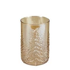 Christmas Glass Tree D14*20cm